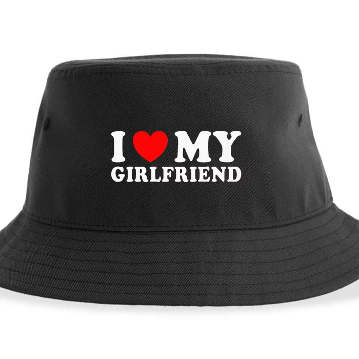 I Love My Girlfriend I Heart My Girlfriend Sustainable Bucket Hat