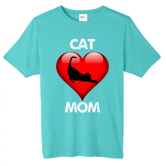 I Love My Cat Cat Mom Gift ChromaSoft Performance T-Shirt