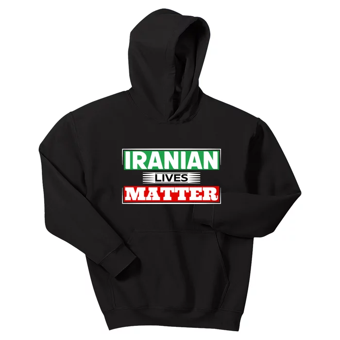 Iranian Lives Matter IranIran Kids Hoodie