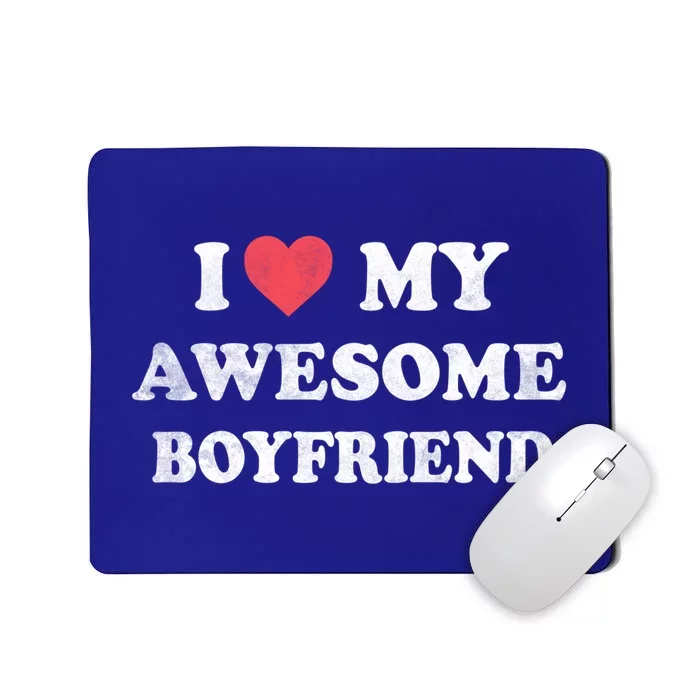 I Love My Awesome Friend Happy Valentines Day Gift Mousepad