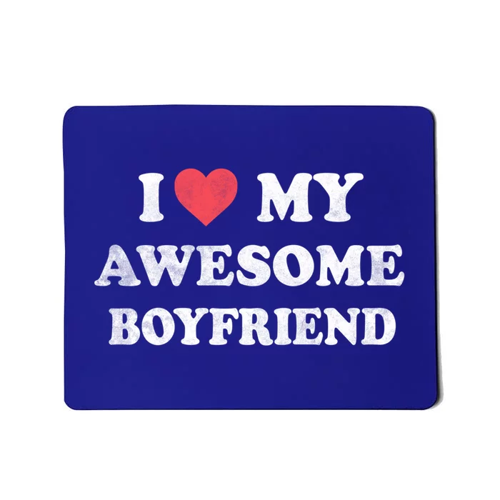 I Love My Awesome Friend Happy Valentines Day Gift Mousepad