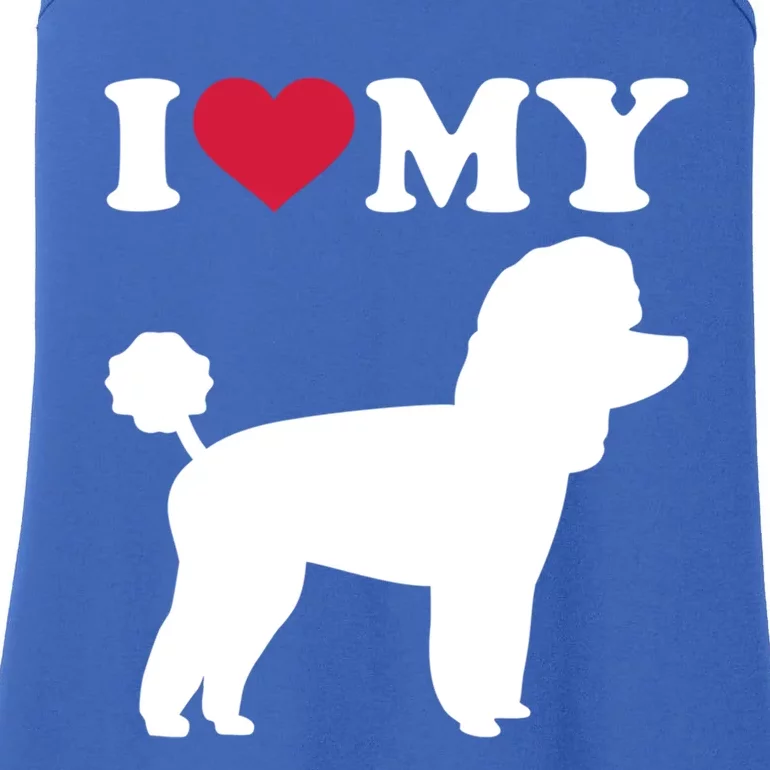 I Love My Toy Poodle Gift Ladies Essential Tank