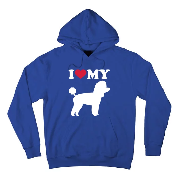 I Love My Toy Poodle Gift Tall Hoodie