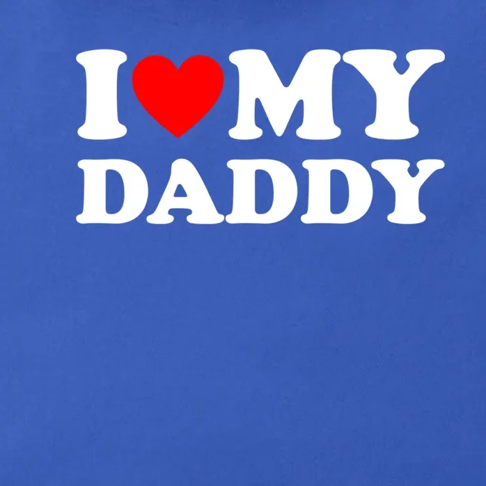 I Love My Daddy Gift Zip Tote Bag