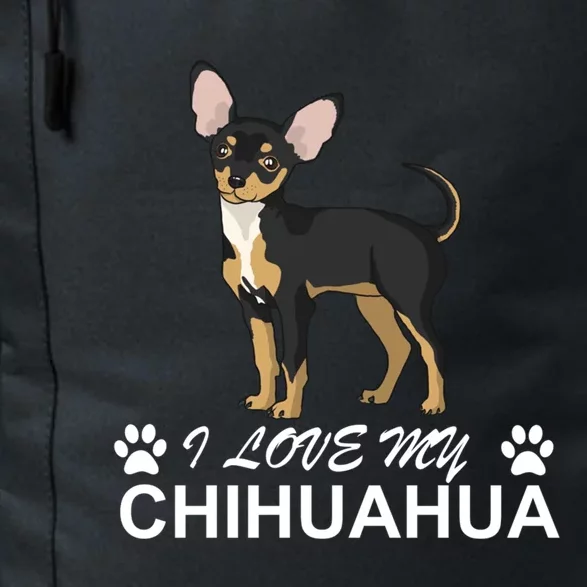 I Love My Chihuahua Lover Giftidea For Chiwawa Moms And Dads Great Gift Daily Commute Backpack