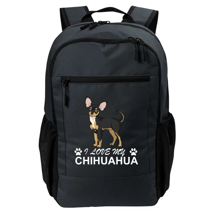 I Love My Chihuahua Lover Giftidea For Chiwawa Moms And Dads Great Gift Daily Commute Backpack