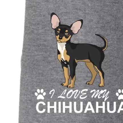 I Love My Chihuahua Lover Giftidea For Chiwawa Moms And Dads Great Gift Doggie 3-End Fleece Hoodie