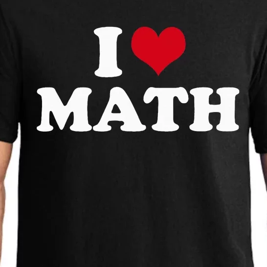 I Love Math Pajama Set