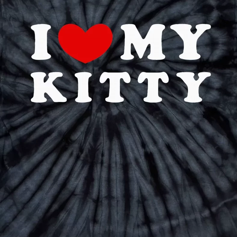 I Love My Kitty Tie-Dye T-Shirt