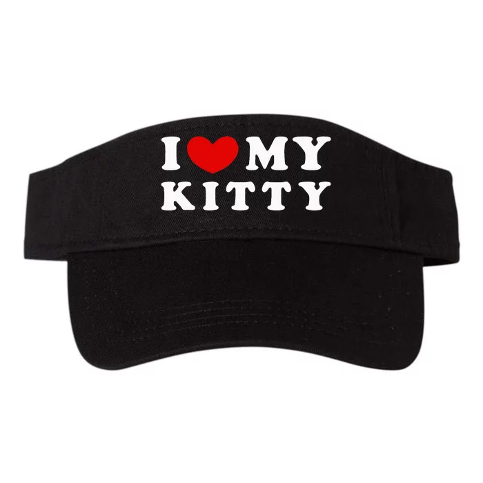 I Love My Kitty Valucap Bio-Washed Visor