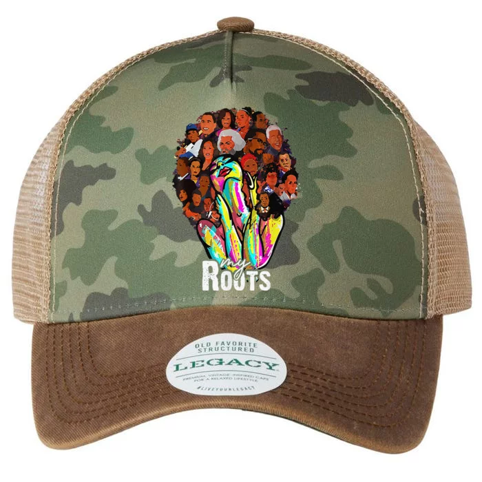 I Love My Roots Back Powerful History Month Pride DNA Legacy Tie Dye Trucker Hat