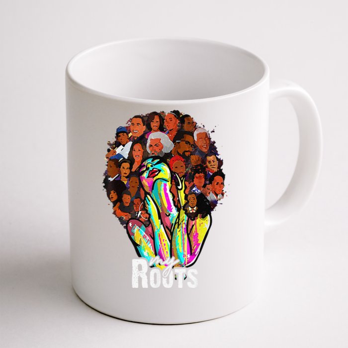 I Love My Roots Back Powerful History Month Pride DNA Front & Back Coffee Mug