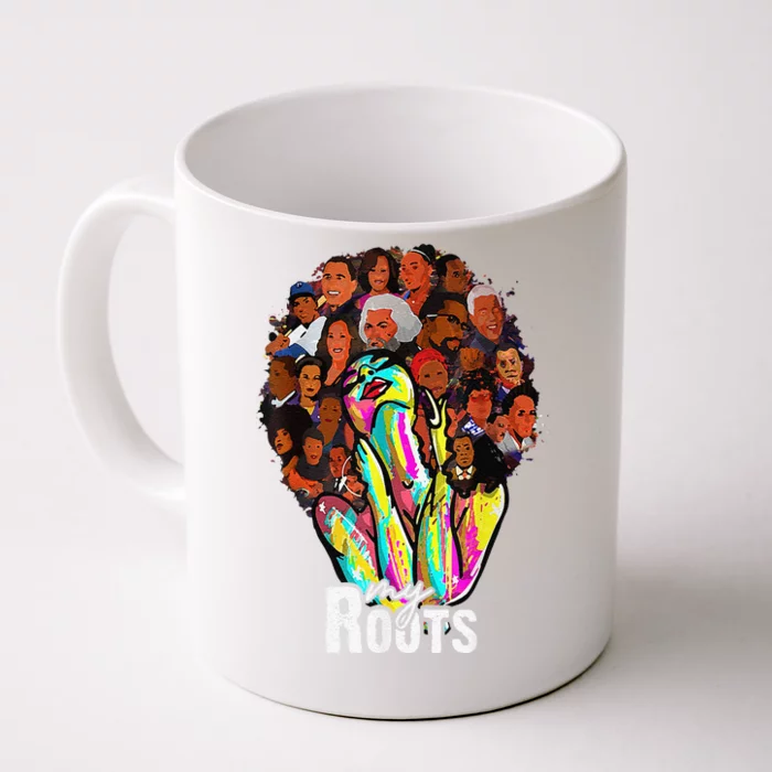 I Love My Roots Back Powerful History Month Pride DNA Front & Back Coffee Mug