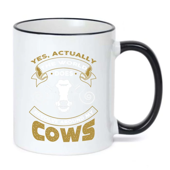 I Love My Cows Gift Funny Cows Gift Black Color Changing Mug