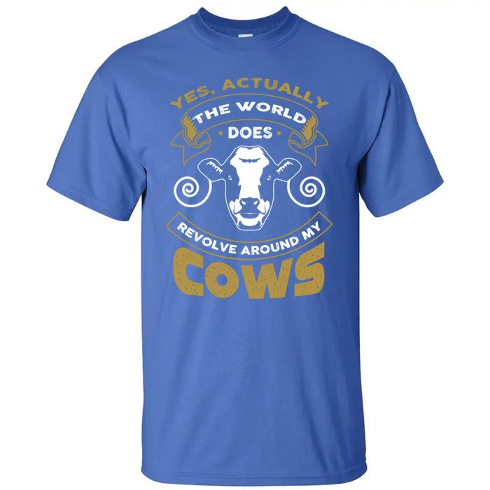 I Love My Cows Gift Funny Cows Gift Tall T-Shirt