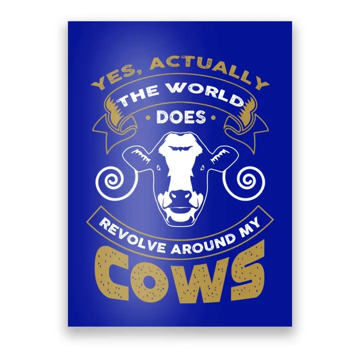 I Love My Cows Gift Funny Cows Gift Poster