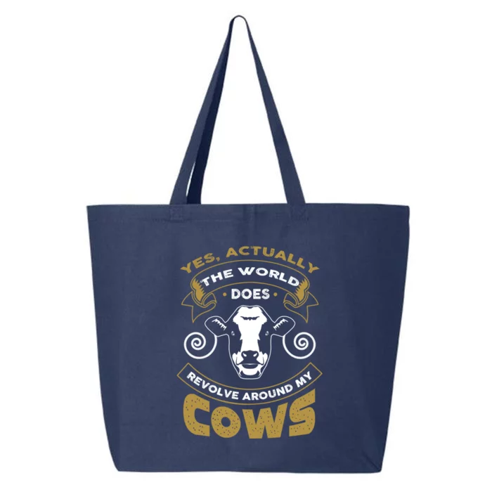 I Love My Cows Gift Funny Cows Gift 25L Jumbo Tote