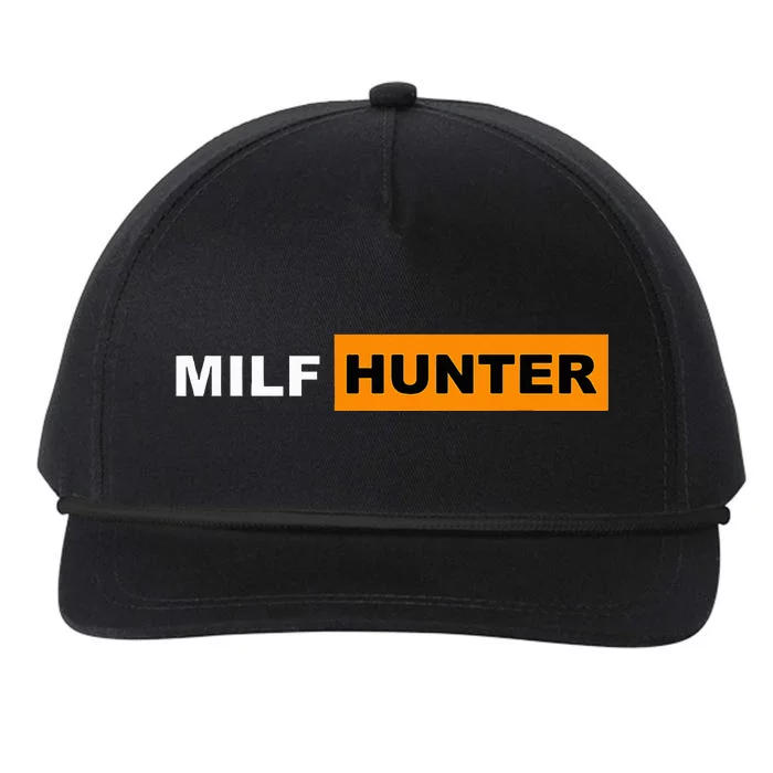 I Love Milf S MilfS Hot Mom Hunter Lover Snapback Five-Panel Rope Hat