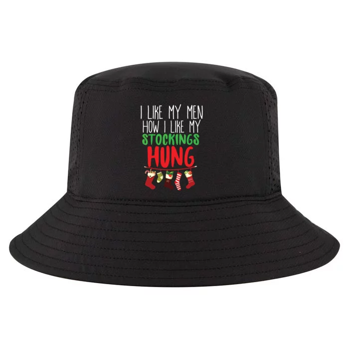 I Like My How I Like My Stockings Hung Christmas Cool Comfort Performance Bucket Hat