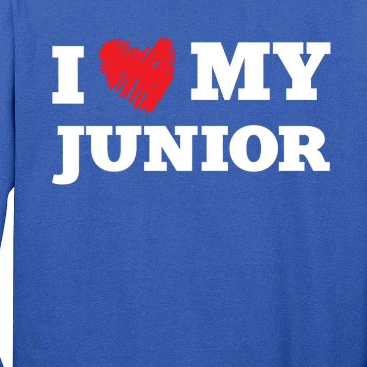 I Love My Junior Favorite Family Member Valentines Gift Tall Long Sleeve T-Shirt