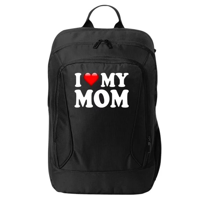 I Love My Mom City Backpack