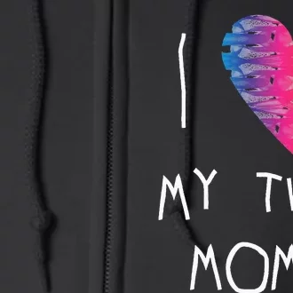 I Love My Two Moms Lgbt Pride Month Full Zip Hoodie