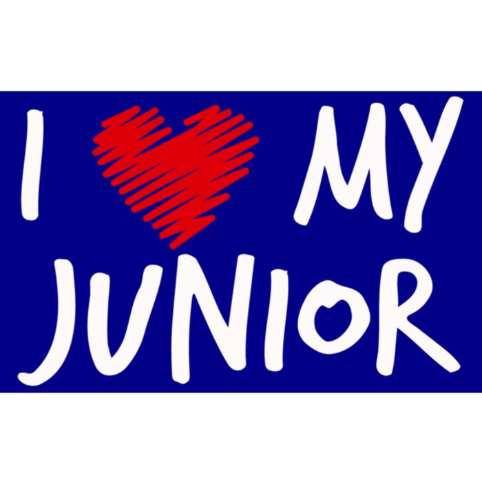 I Love My Junior Valentines Outfit Matching Son Family Gift Bumper Sticker