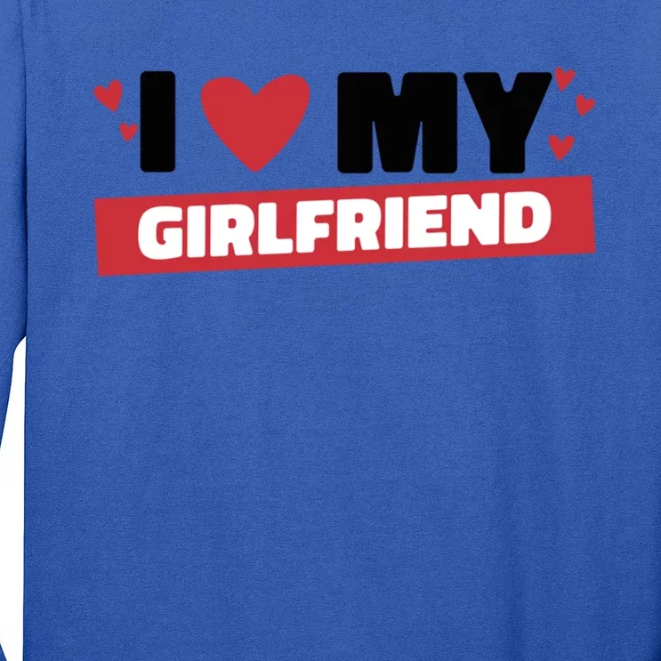 I Love My Friend Gift Funny Design Cute Gift Long Sleeve Shirt