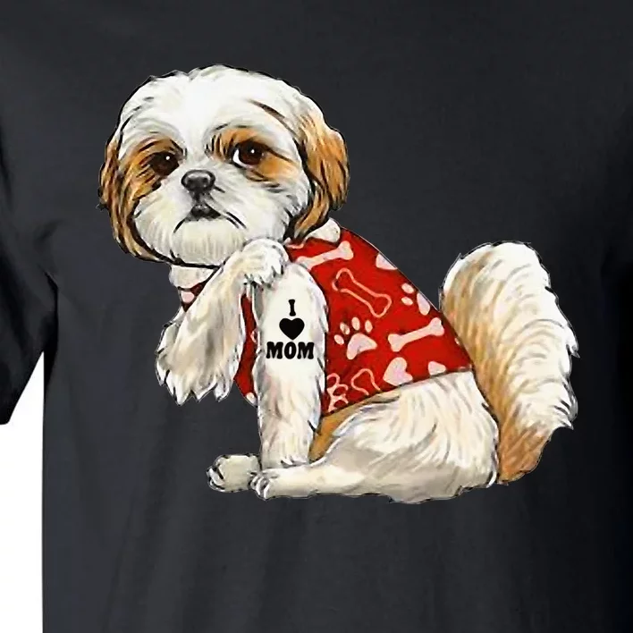 Shih tzu mom t shirt sale