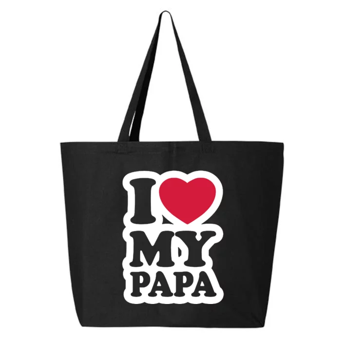 I Love My Papa Retro 25L Jumbo Tote