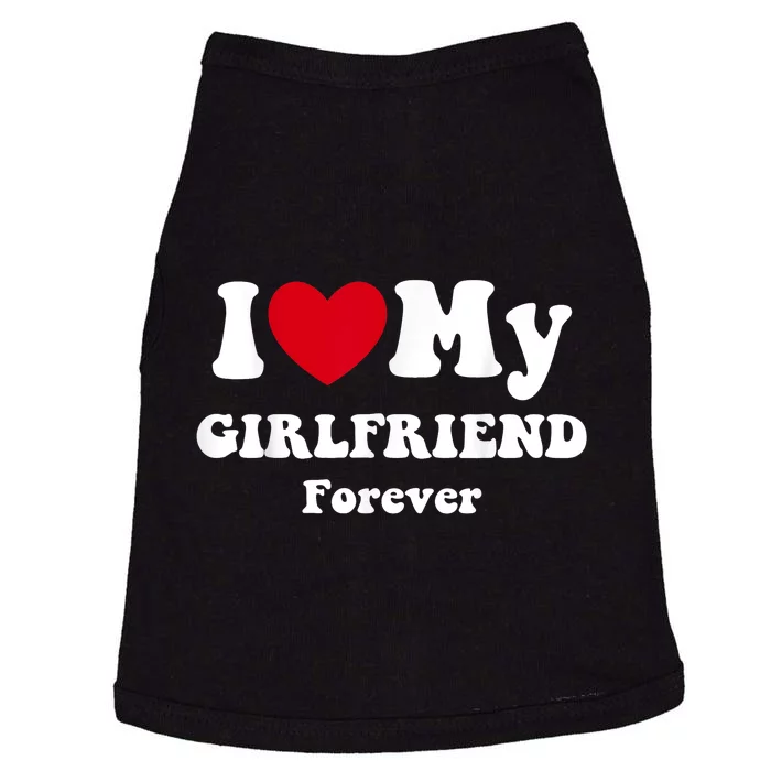 I Love My Girlfriend Forever Doggie Tank