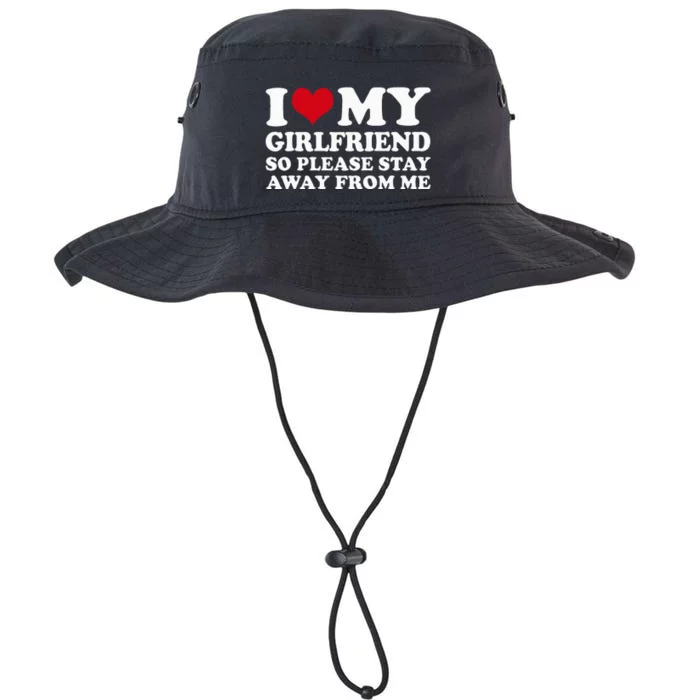 I Love My Girlfriend So Please Stay Away From Me Legacy Cool Fit Booney Bucket Hat