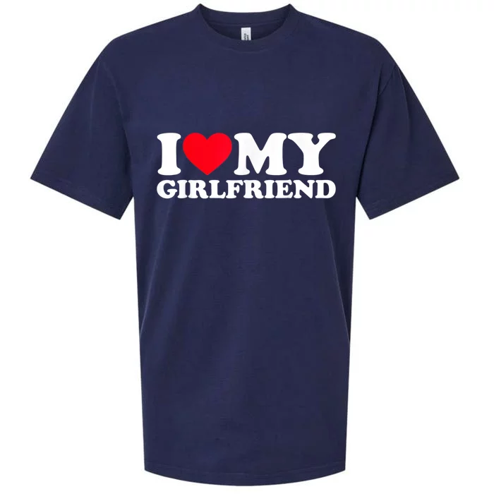 I Love My Girlfriend, Love Girlfriend Sueded Cloud Jersey T-Shirt