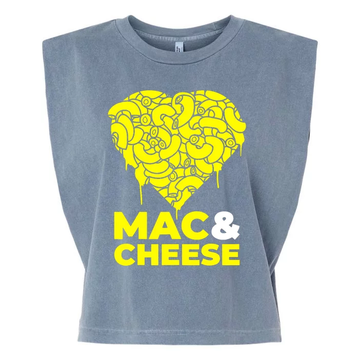 I Love Mac & Cheese Garment-Dyed Women's Muscle Tee