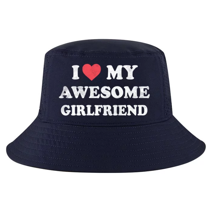 I Love My Awesome Friend Happy Valentines Day Gift Cool Comfort Performance Bucket Hat