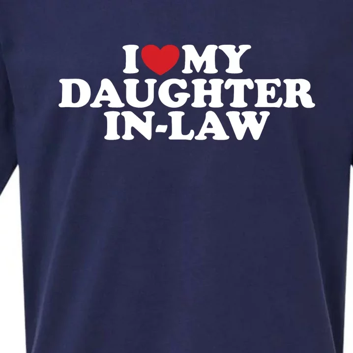 I Love My Daughter In Law Sueded Cloud Jersey T-Shirt