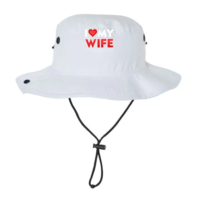 I Love My Wife Gift Valentines I Heart My Wife Cool Love Gift Legacy Cool Fit Booney Bucket Hat