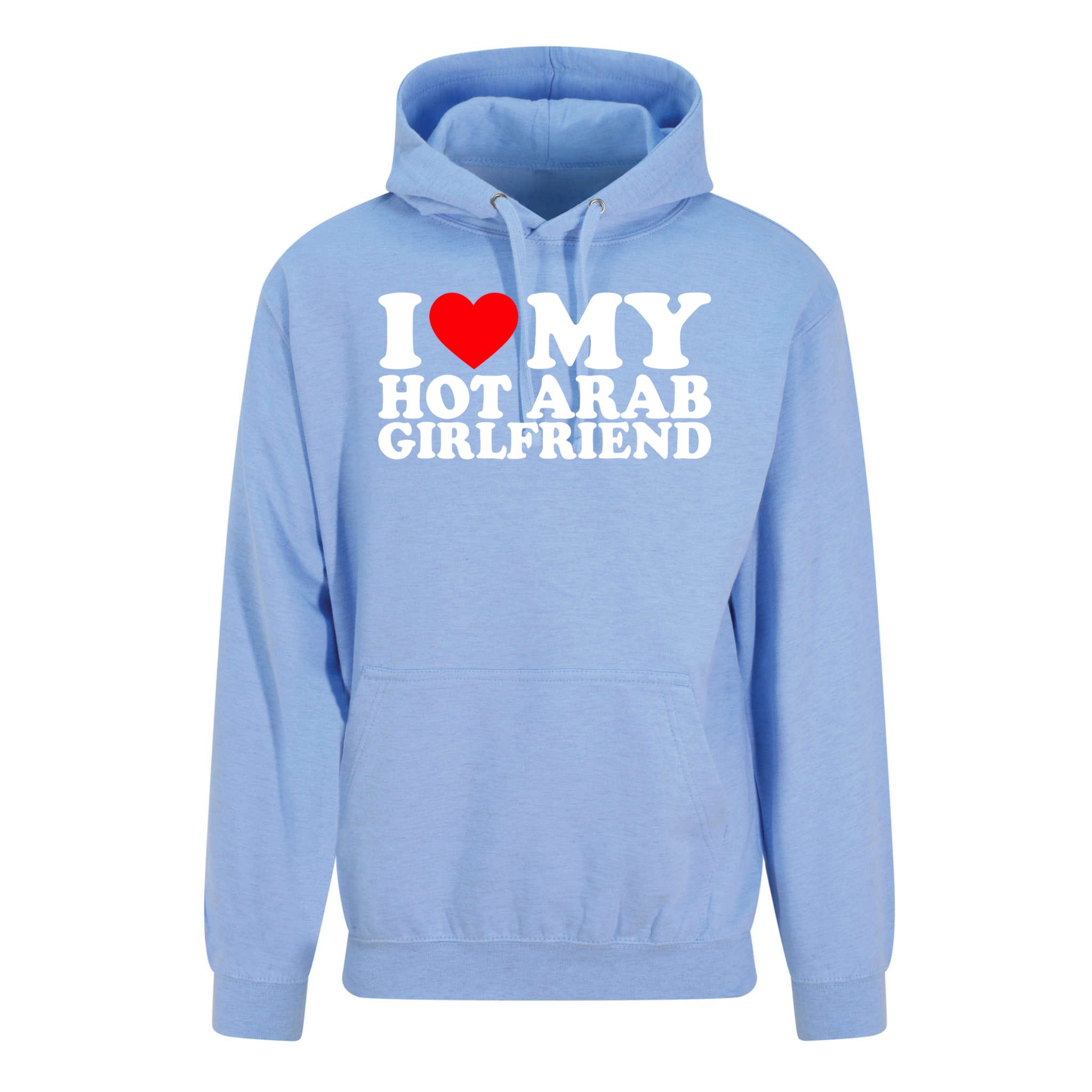 I Love My Hot Arab Girlfriend I Love My Arab Girlfriend Unisex Surf Hoodie  | TeeShirtPalace