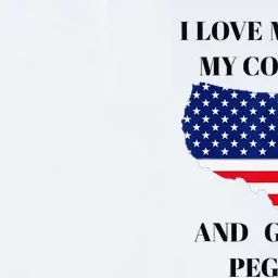 I LOVE MY WIFE, MY COUNTRY, AND GETTING PEGGED! Softstyle Adult Sport Polo