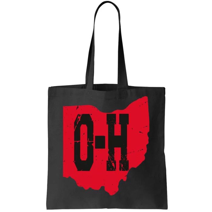 I Love My Ohio Home Script Ohio Buckeye State Tote Bag