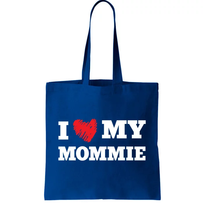 I Love My Mommie Favorite Family Member Valentines Mom Gift Tote Bag