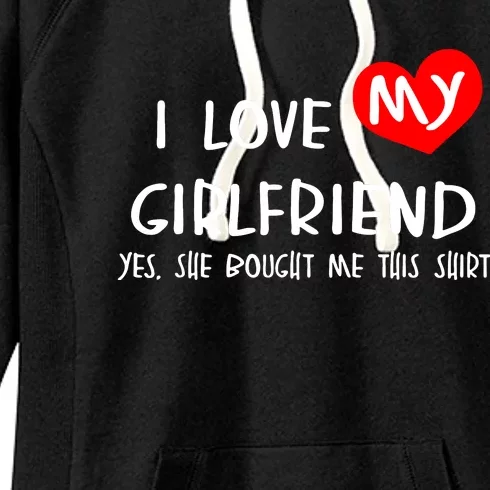 I Love My Girlfriend Women's Fleece Hoodie