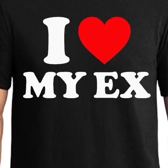 I Love My Ex I Heart My Ex Pajama Set