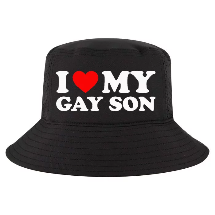 I Love My Gay Son Cool Comfort Performance Bucket Hat