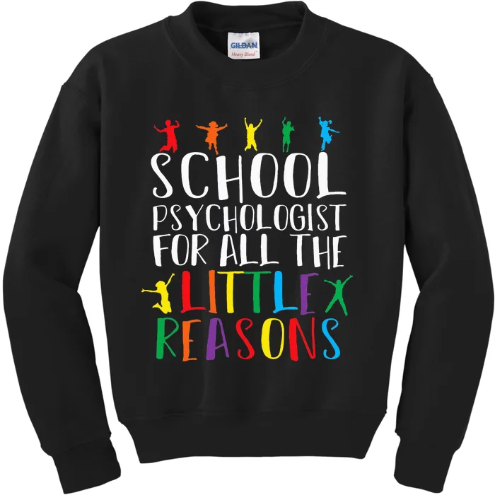 I Love My Job For All The Little Reasons School Kids Sweatshirt