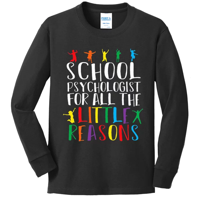 I Love My Job For All The Little Reasons School Kids Long Sleeve Shirt