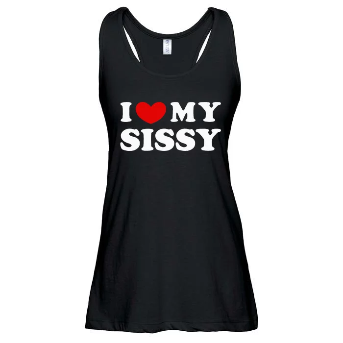 I Love My Sissy Ladies Essential Flowy Tank