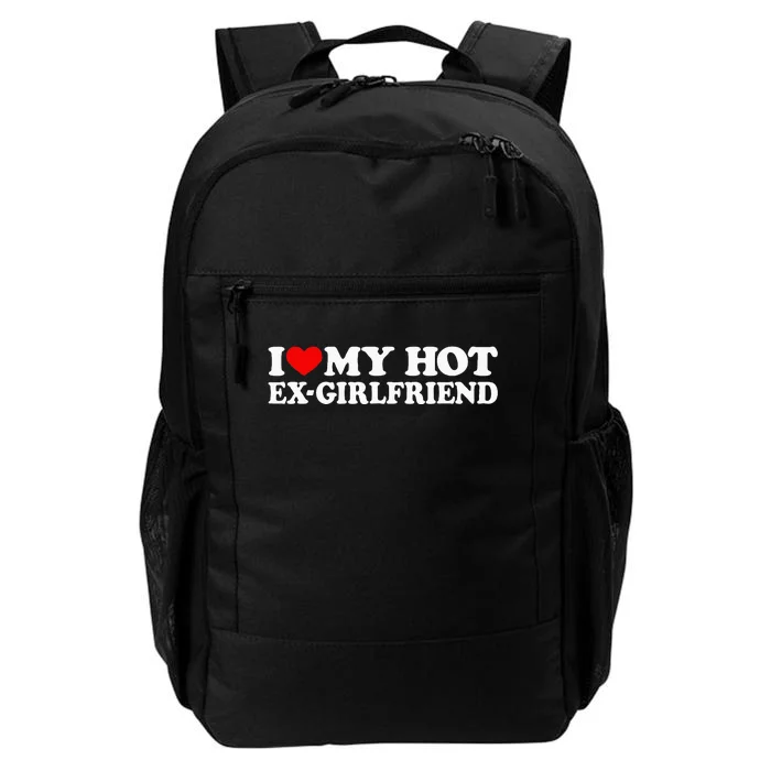 I Love My Hot Ex Girlfriend I Red Heart My Hot Ex Gf Daily Commute Backpack