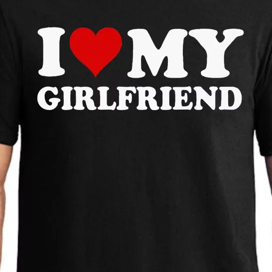 I Love My Girlfriend Gf I Heart My Girlfriend Gf Pajama Set