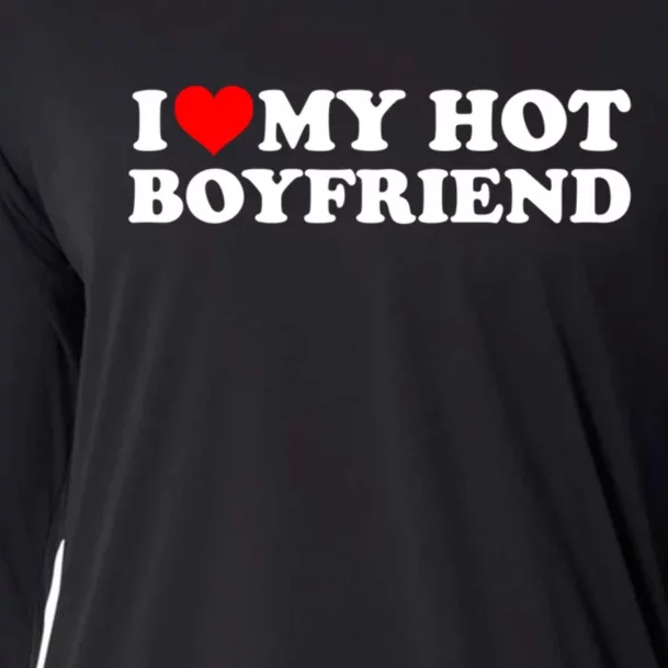 I Love My Hot Boyfriend Cooling Performance Long Sleeve Crew